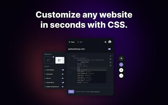 Amino CSS Editor - chrome developer tools