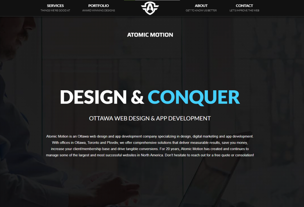 Atomic Motion - web development