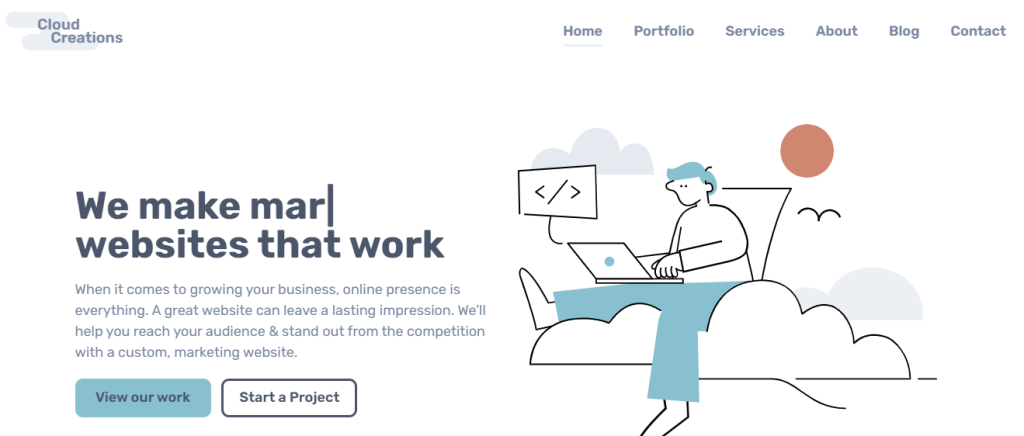 Cloud Creations- web development