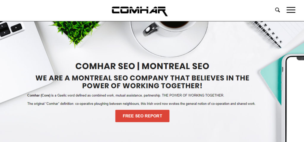 Comhar -seo companies in Montreal