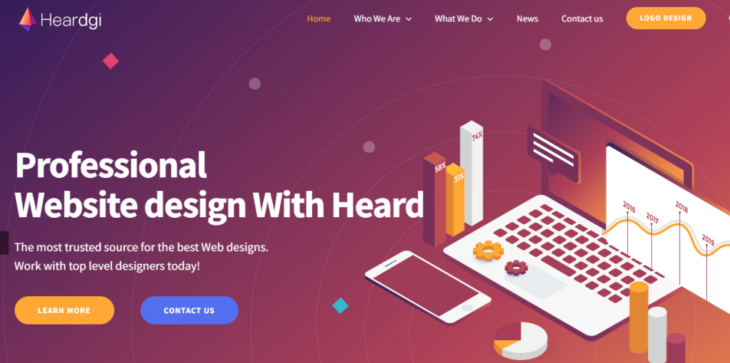 Heardgi Website Design