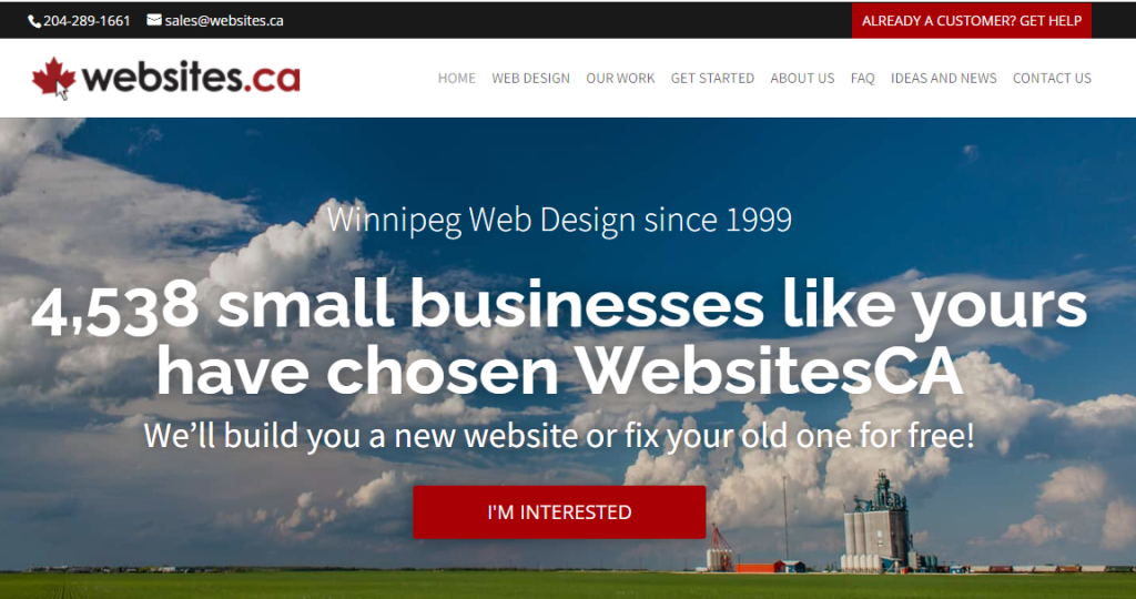 WebsitesCA - web development