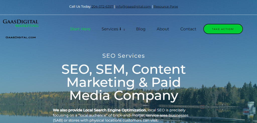 gaas digital - seo companies in Manitoba