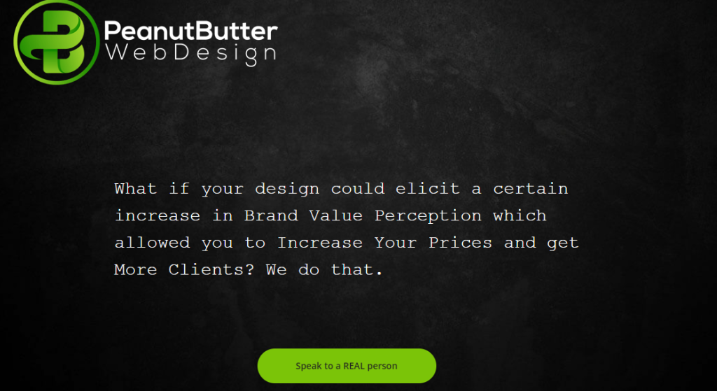 peanutbutter web design
